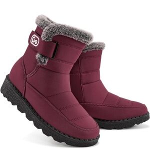 Cozy Women's Maroon Winter Boots